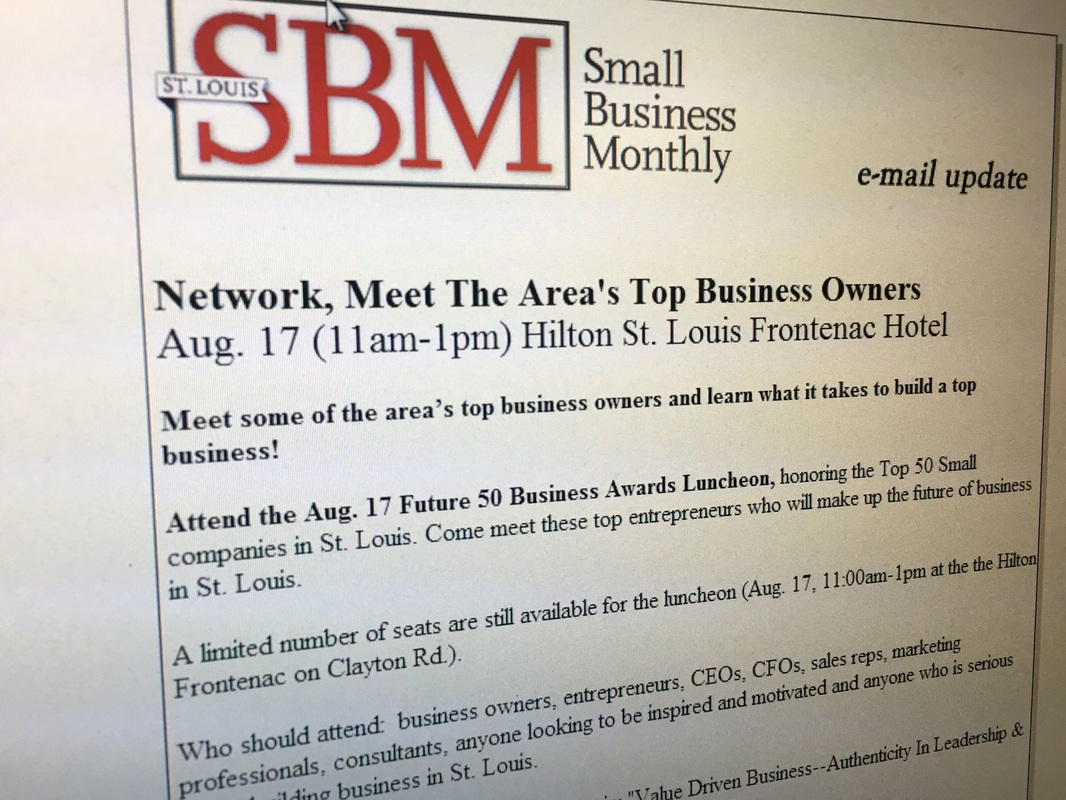 Sneller Creative Awarded Small Business Monthly Future 50 Award 2016