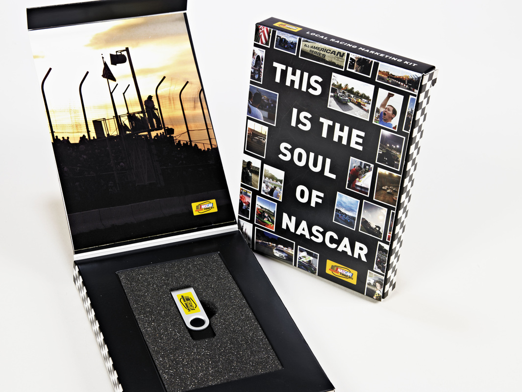 NASCAR Custom Paperboard Press Kit by Sneller