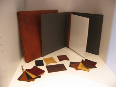 Custom Leather Promo Packaging, Marketing Materials by Sneller