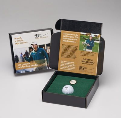 Sneller Creative Promotions - Custom Golf Ball Event Invitation Box