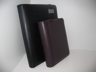 Custom Leather Promo Packaging, Marketing Materials by Sneller
