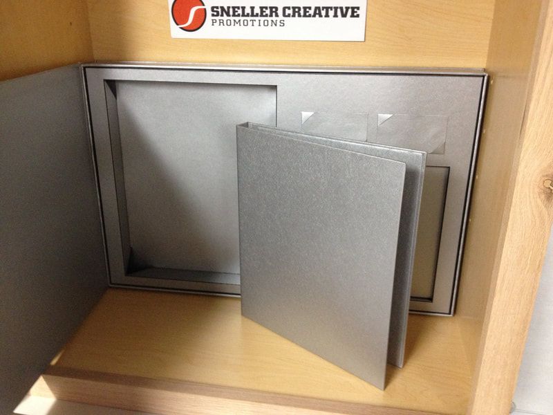 Custom Turned Edge Promotional Packaging, Made In USA, by Sneller