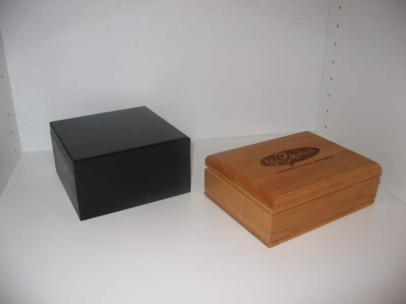 Wood Packaging Promotional Marketing Materials by Sneller
